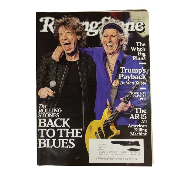 4/$25  ROLLING STONE Magazine December 1, 2016 THE ROLLING STONES - Picture 1 of 8